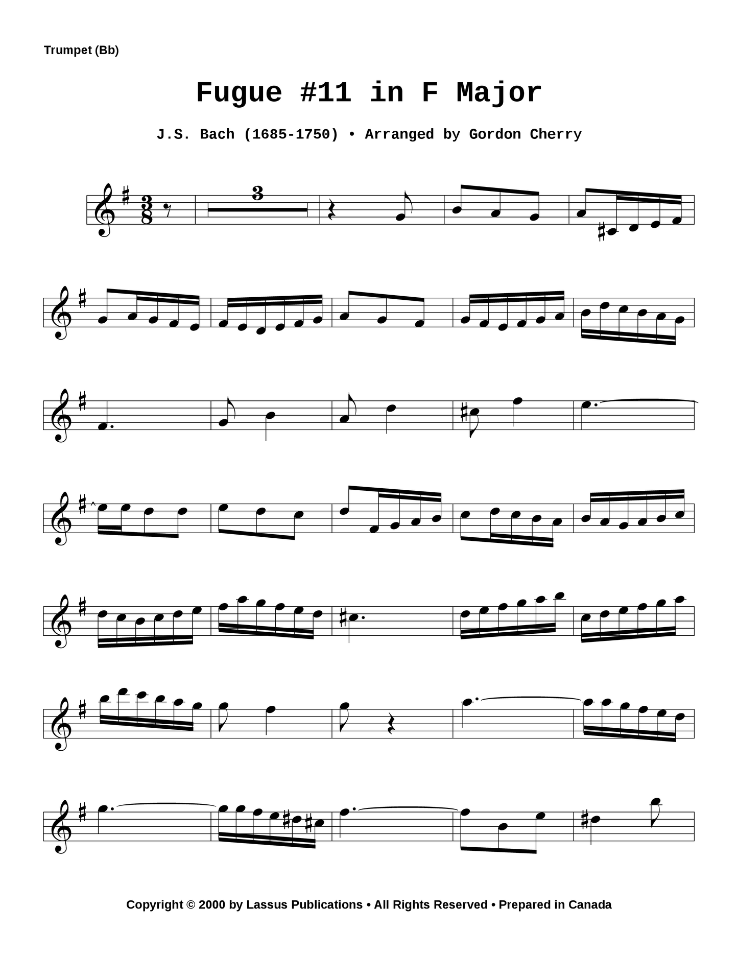 Fugue #11 in F Major