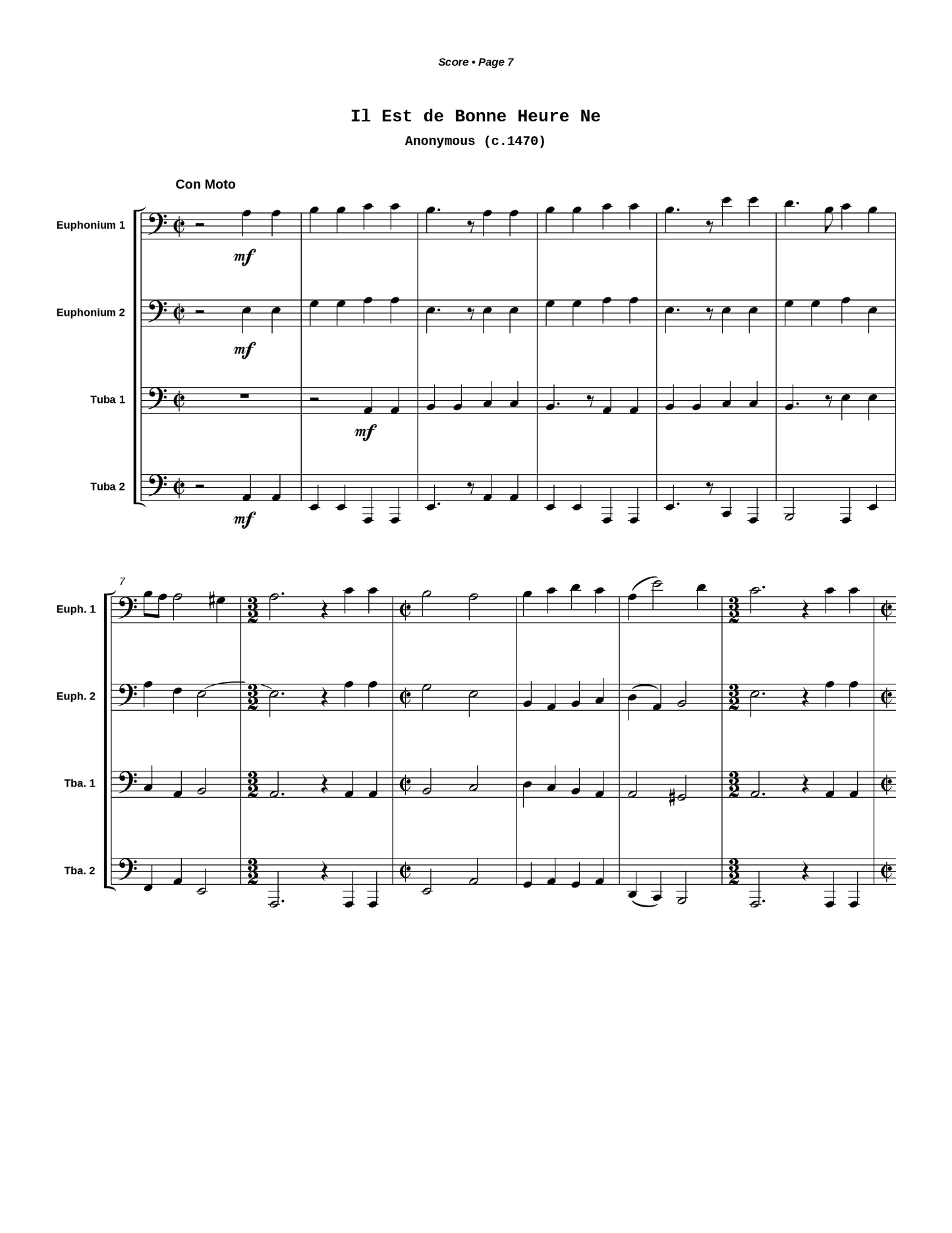 Three Madrigals