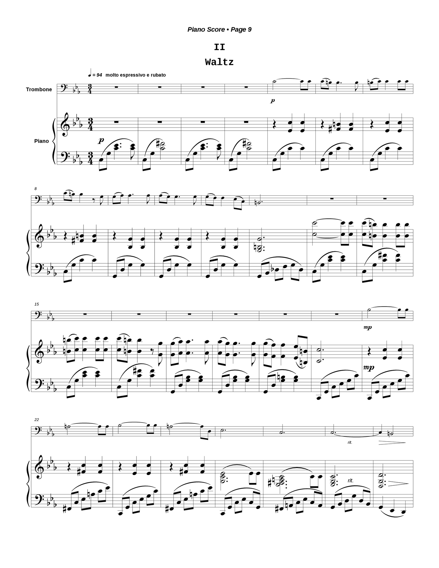 Sonata for Trombone and Piano