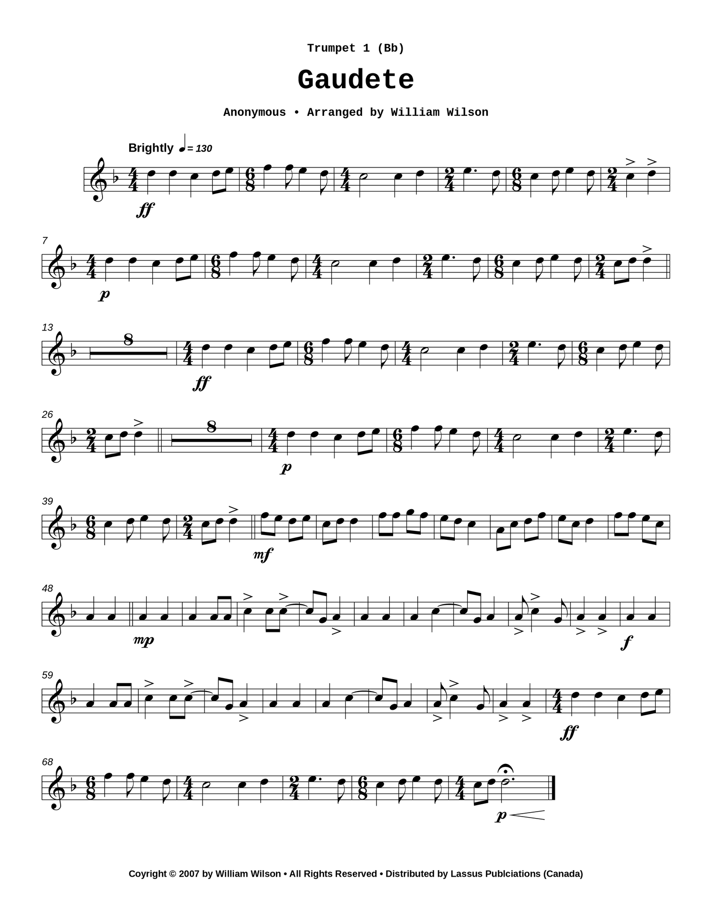 Gaudete (Sacred Christmas Carol)