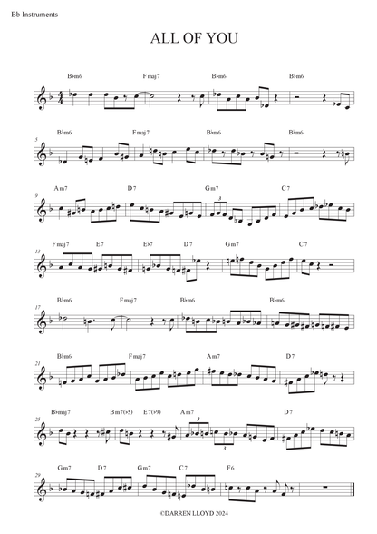 10 American Song Book Jazz Etudes