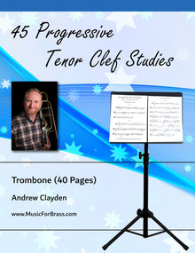 45 Progressive Tenor Clef Studies