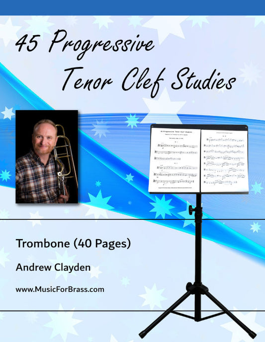 45 Progressive Tenor Clef Studies