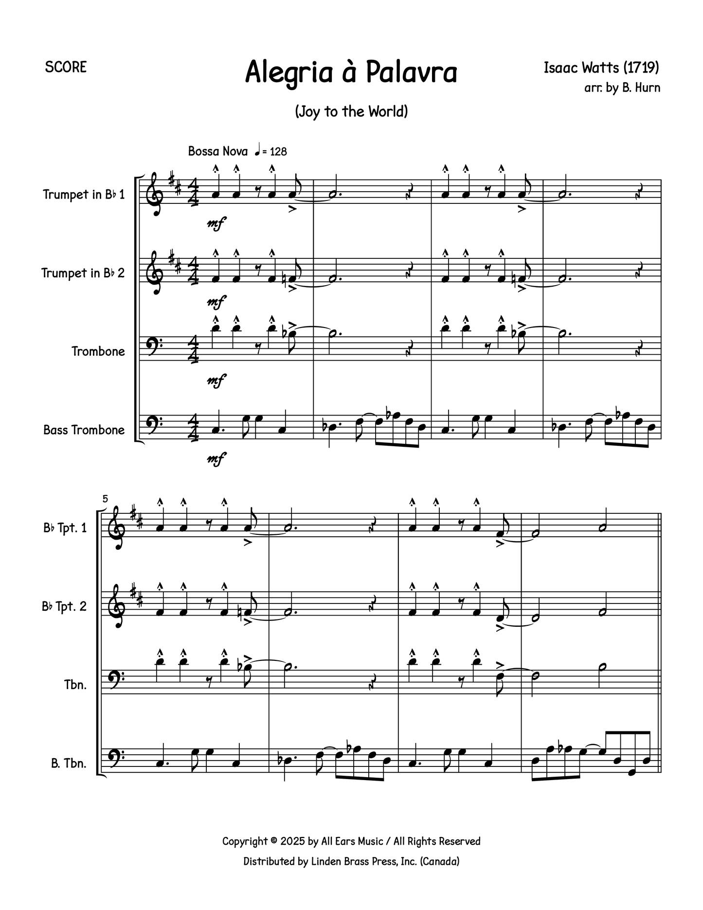 Alegria à Palavra (Joy To The World)