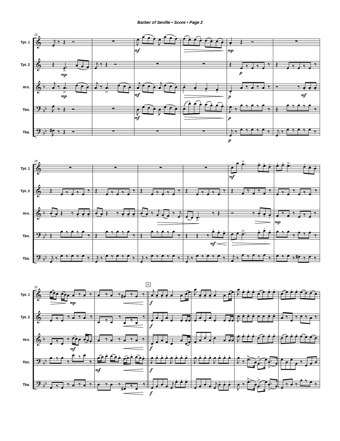 The Barber of Seville Overture