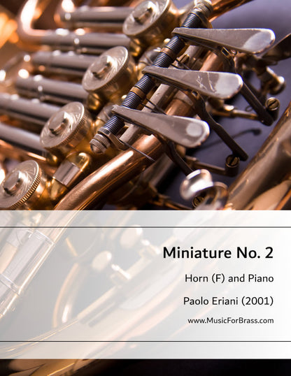 Miniature for Horn and Piano
