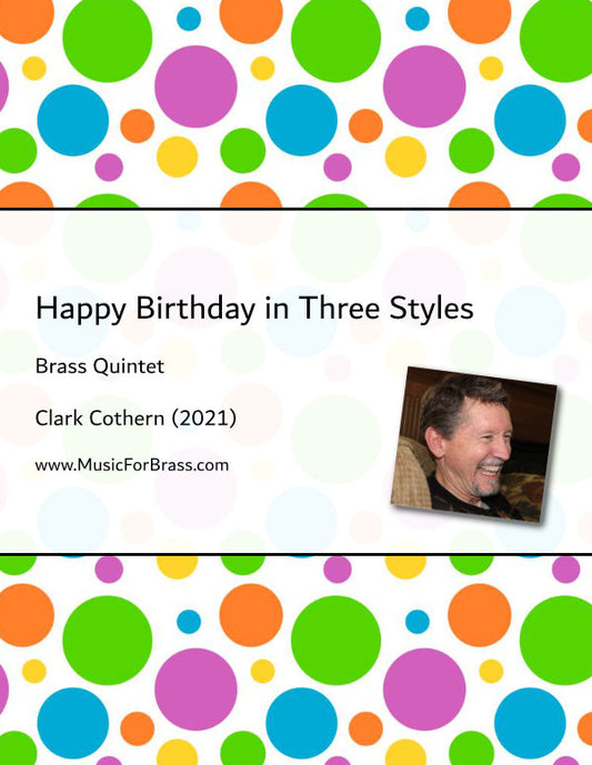 Happy Birthday in Three Styles