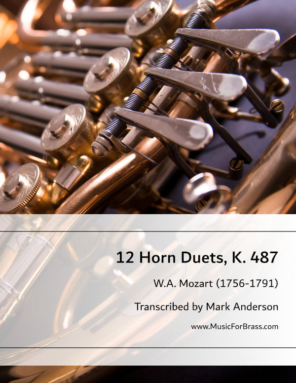 12 Horn Duets, K. 487