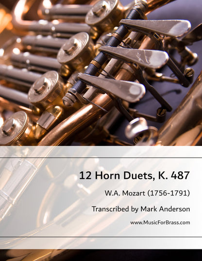 12 Horn Duets, K. 487