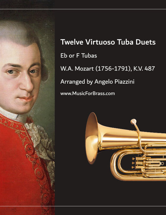 Twelve Virtuoso Eb or F Tuba Duets