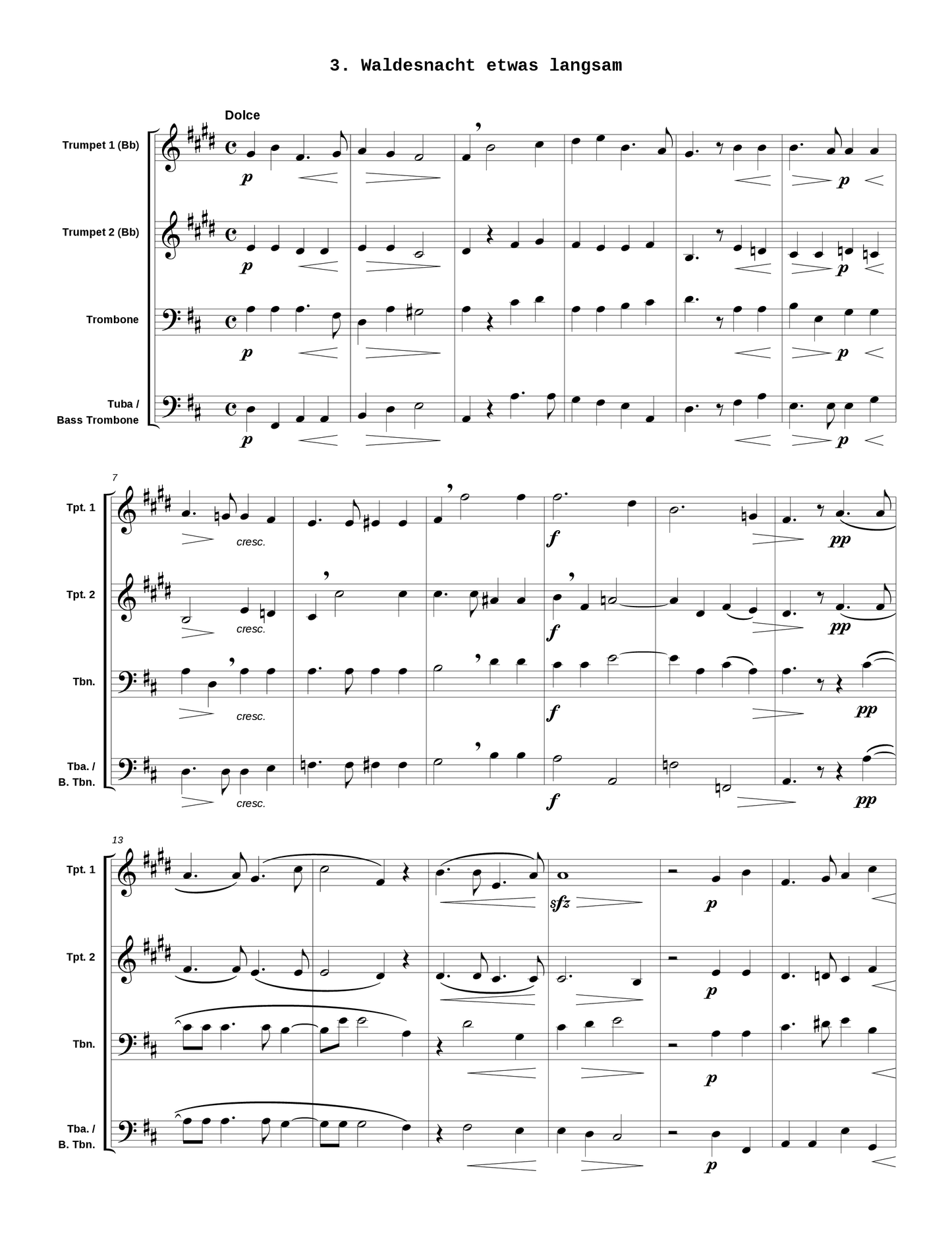 Three Songs, Opus 62