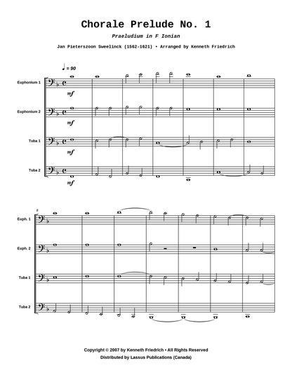 Chorale Prelude No. 1