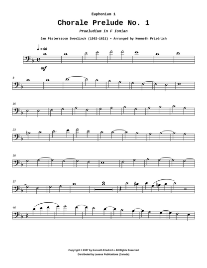 Chorale Prelude No. 1