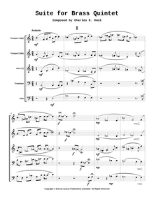 Suite for Brass Quintet