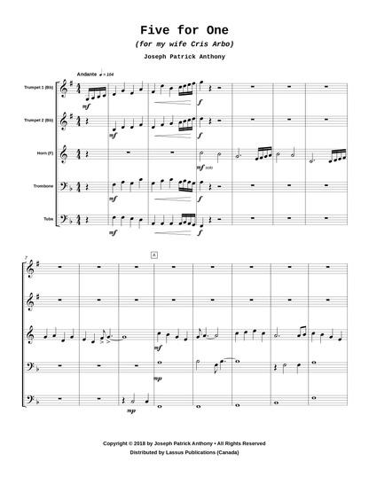 Quintets for Humanity