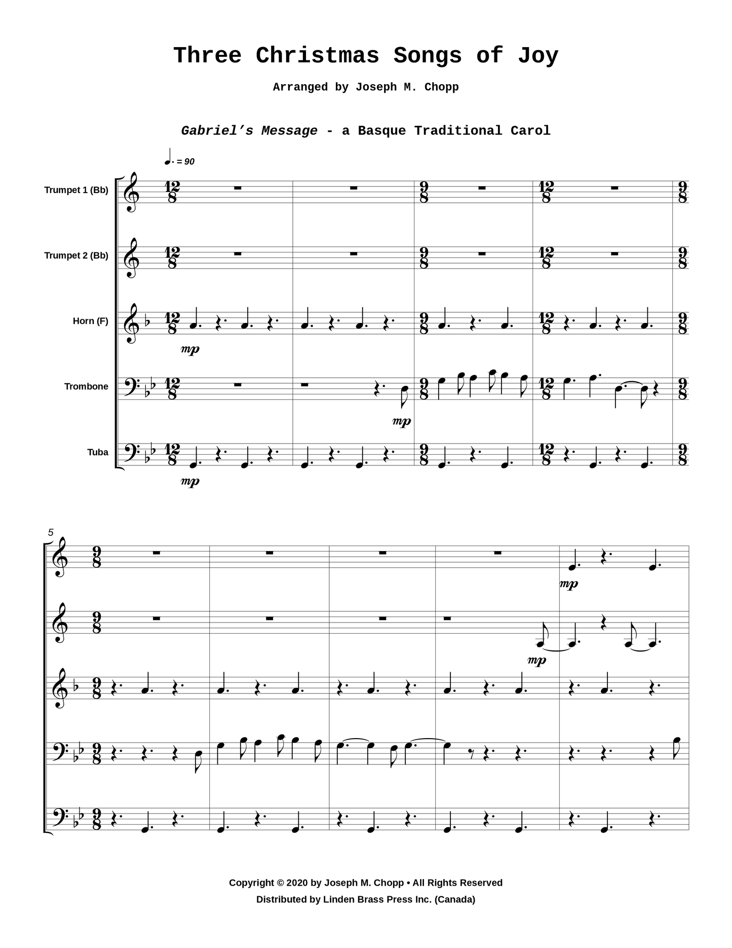 Three Christmas Songs of Joy