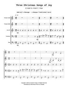 Three Christmas Songs of Joy