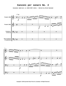 Canzoni per sonare No. 2