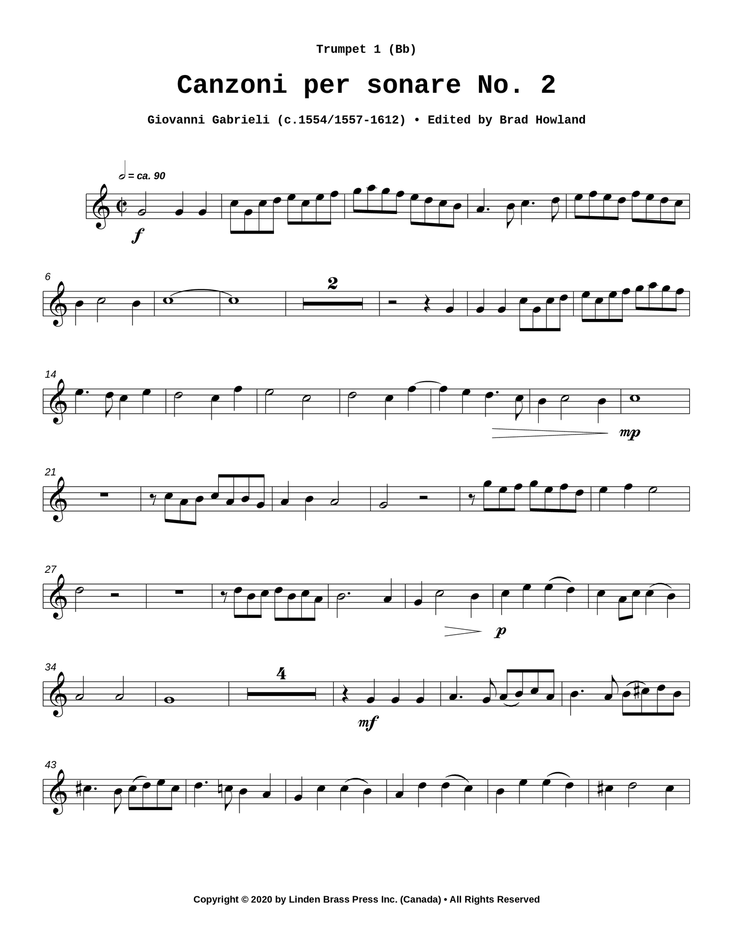 Canzoni per sonare No. 2