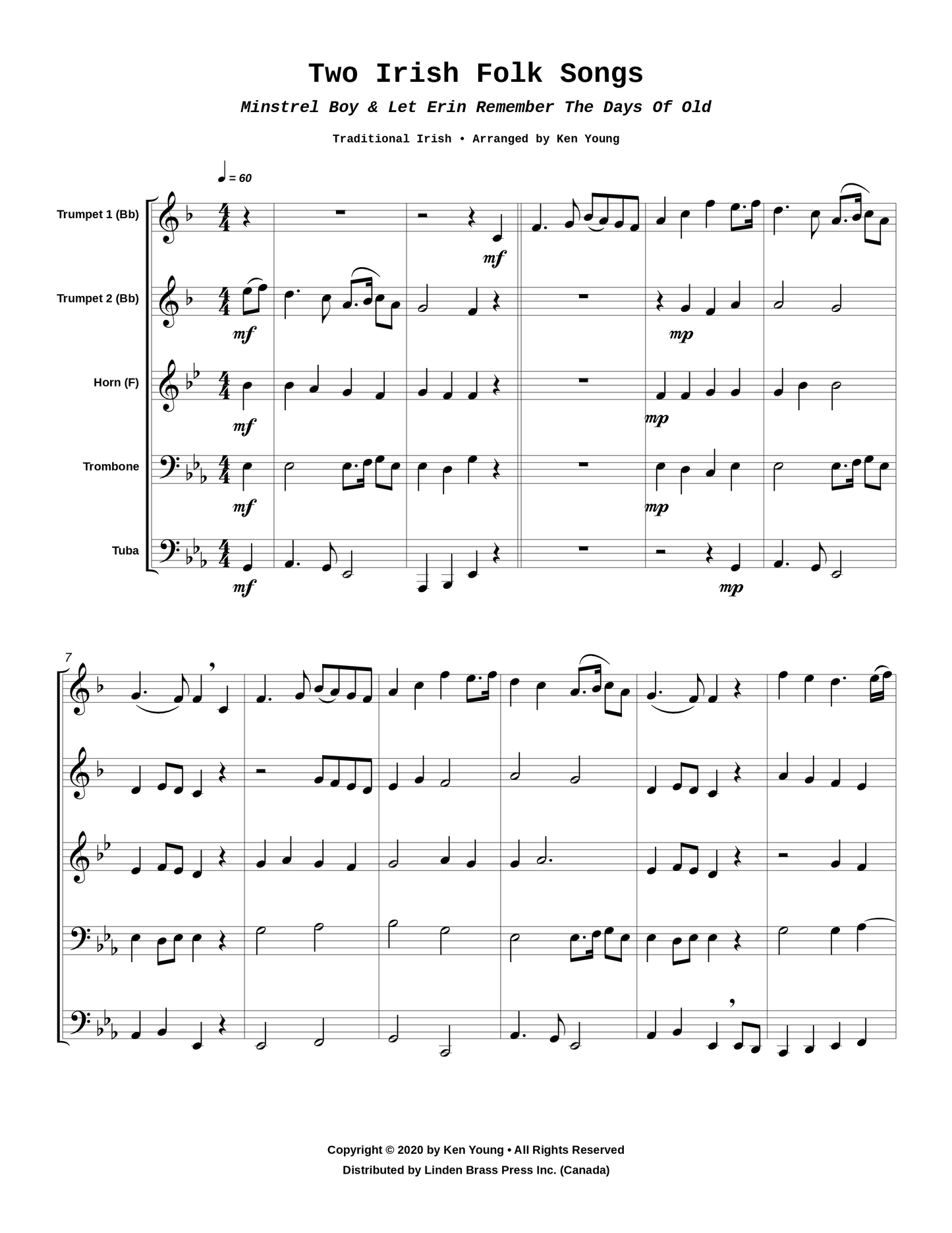 Two Irish Folk Songs