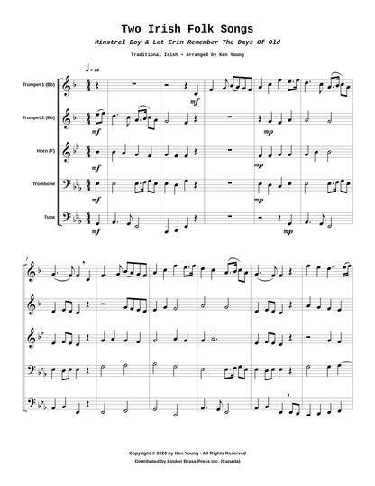Two Irish Folk Songs