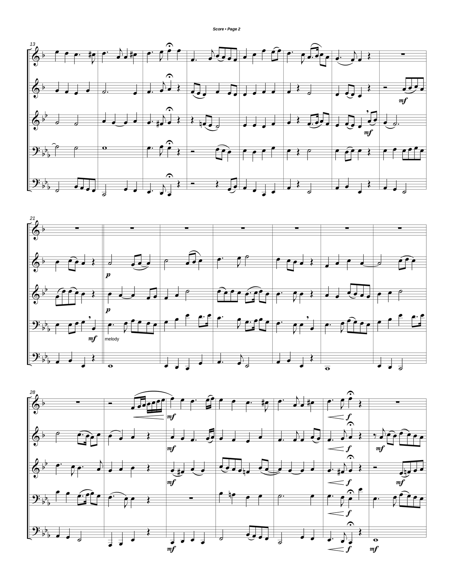 Two Irish Folk Songs