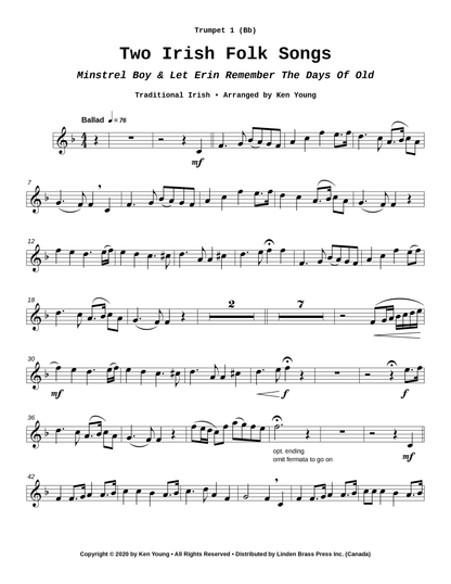 Two Irish Folk Songs