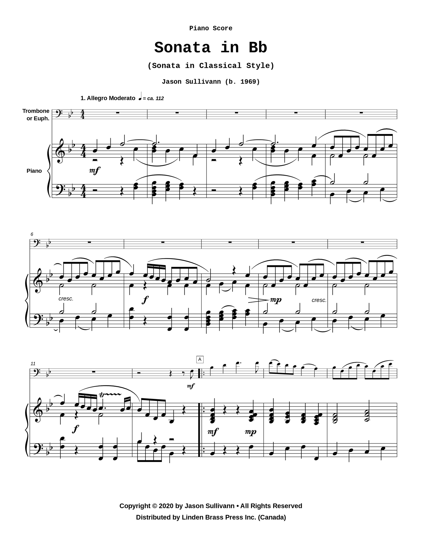 Sonata in Bb