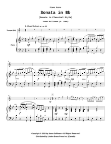 Sonata in Bb