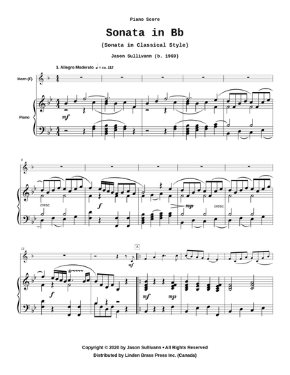 Sonata in Bb