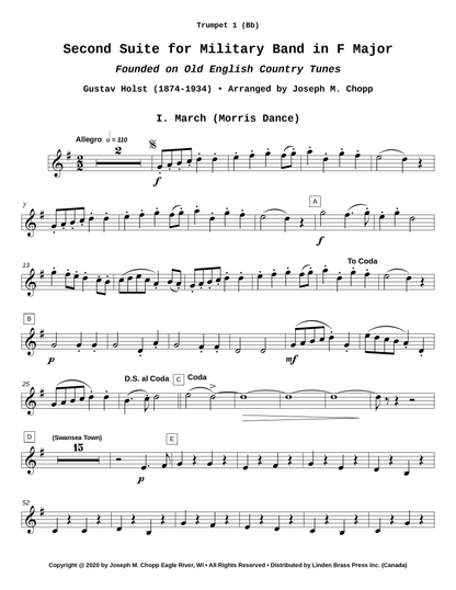 Second Suite for Military Band in F Major