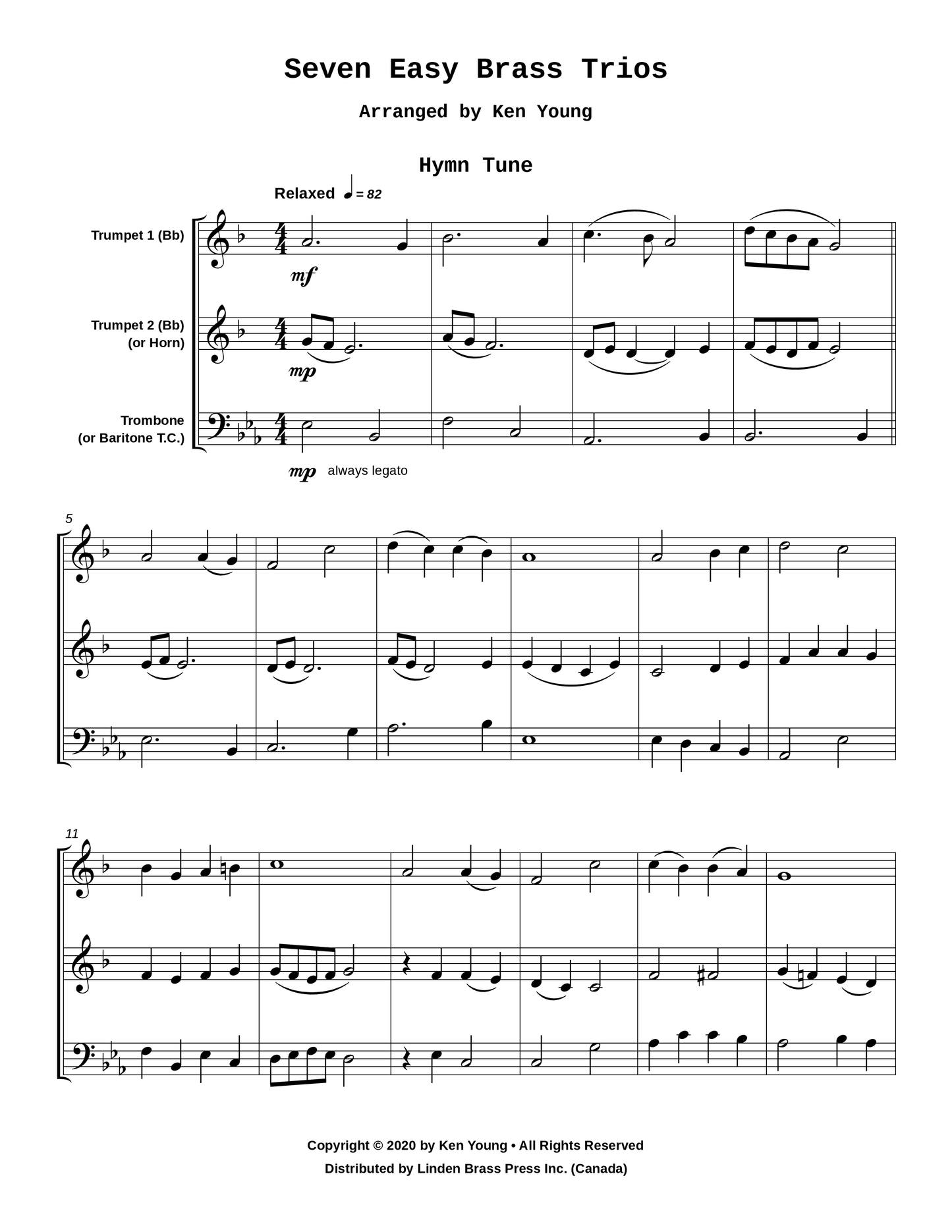 Seven Easy Brass Trios