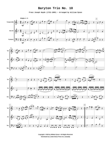 Baryton Trio No. 10