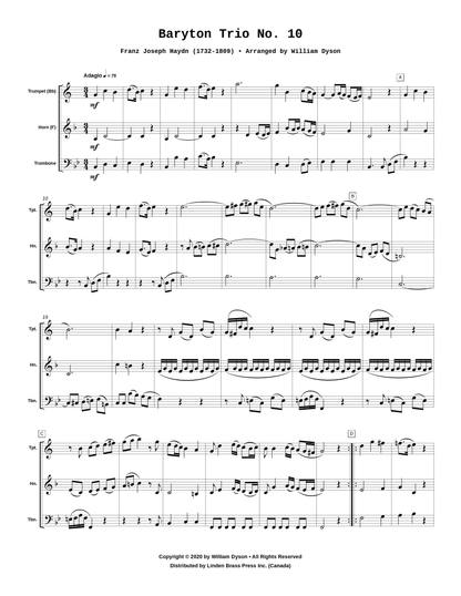 Baryton Trio No. 10