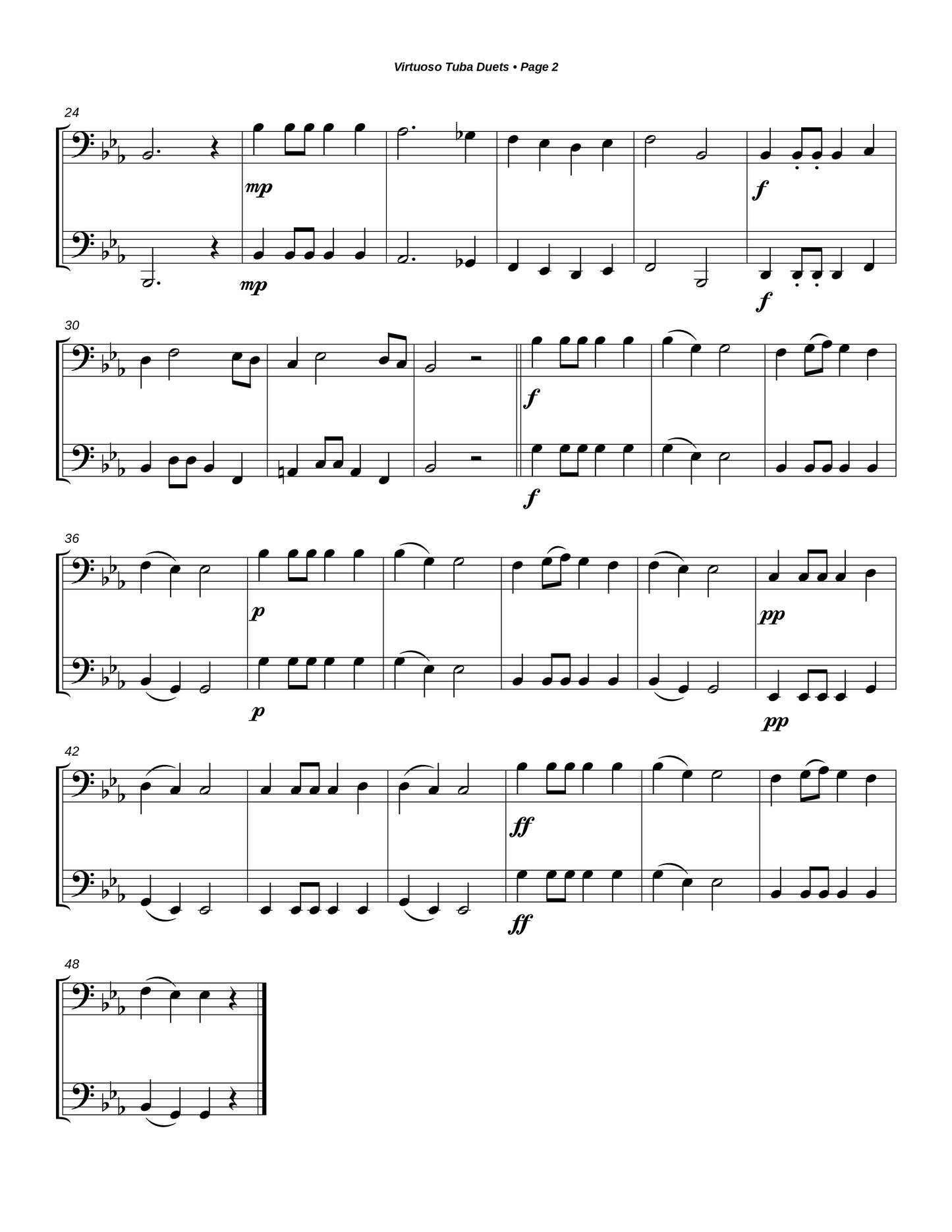 Five Virtuoso Tuba Duets