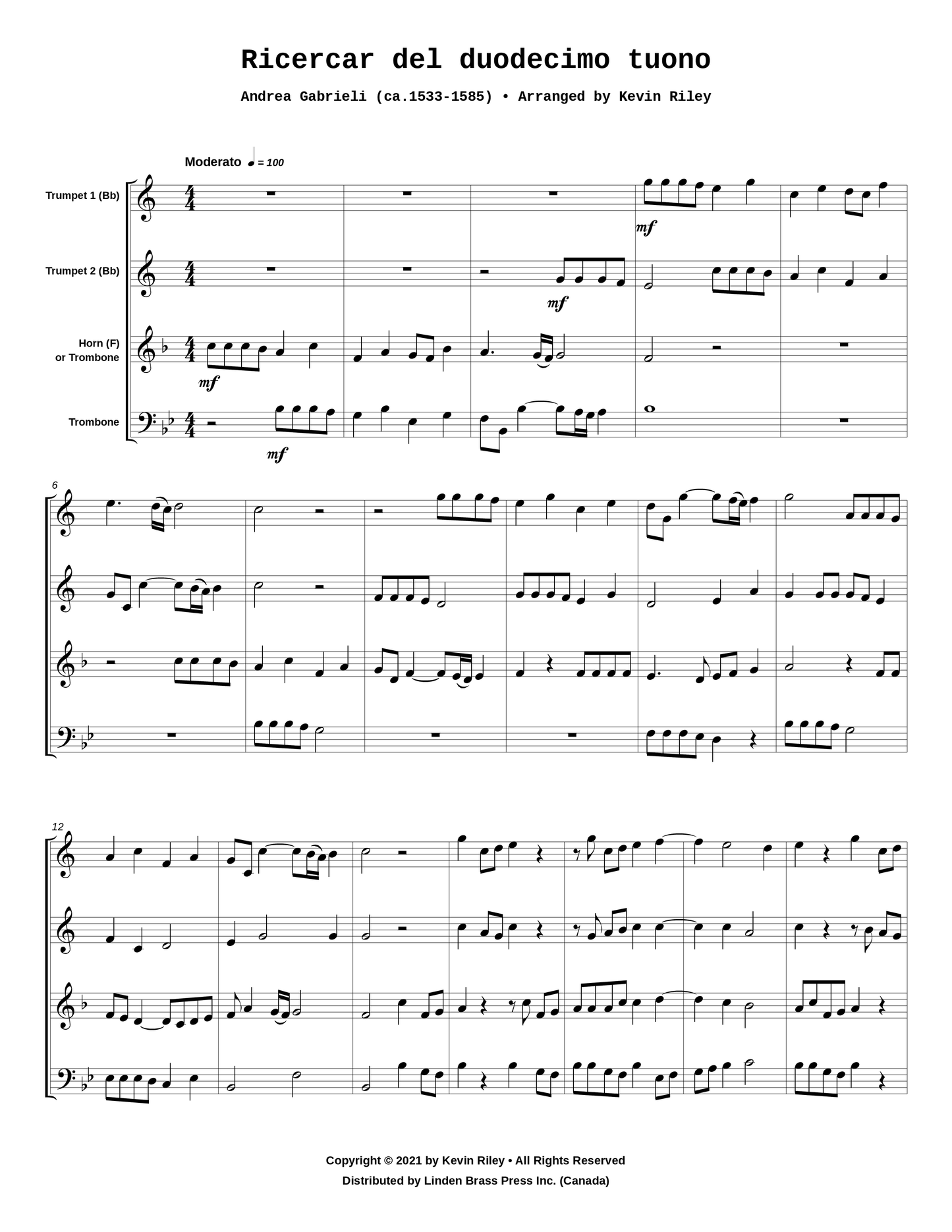 Ricercar del duodecimo tuono