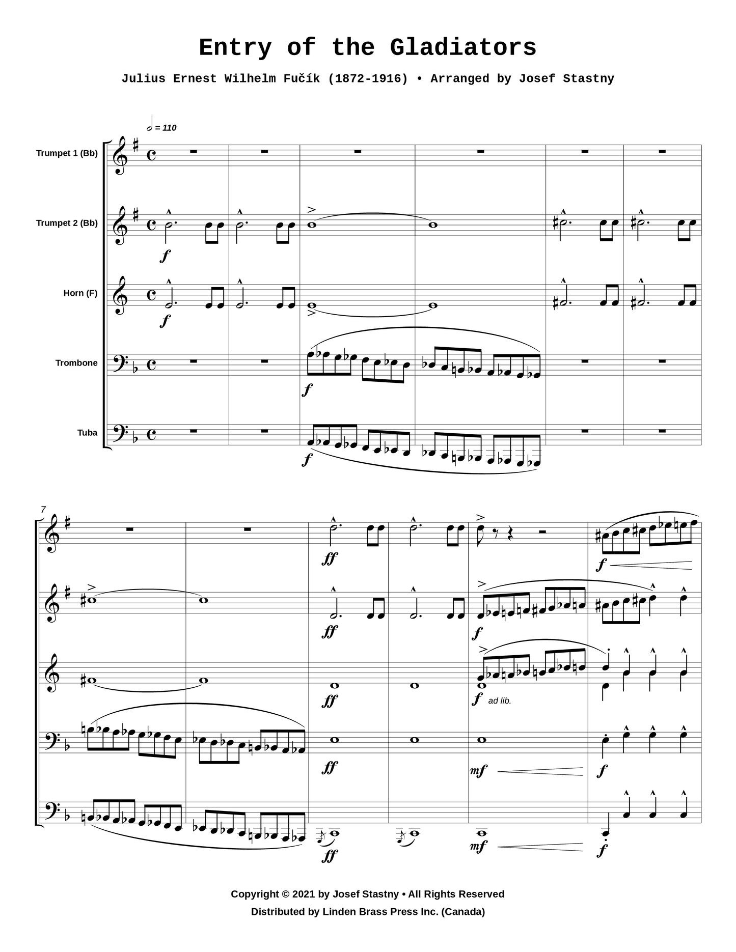 Entry of the Gladiators