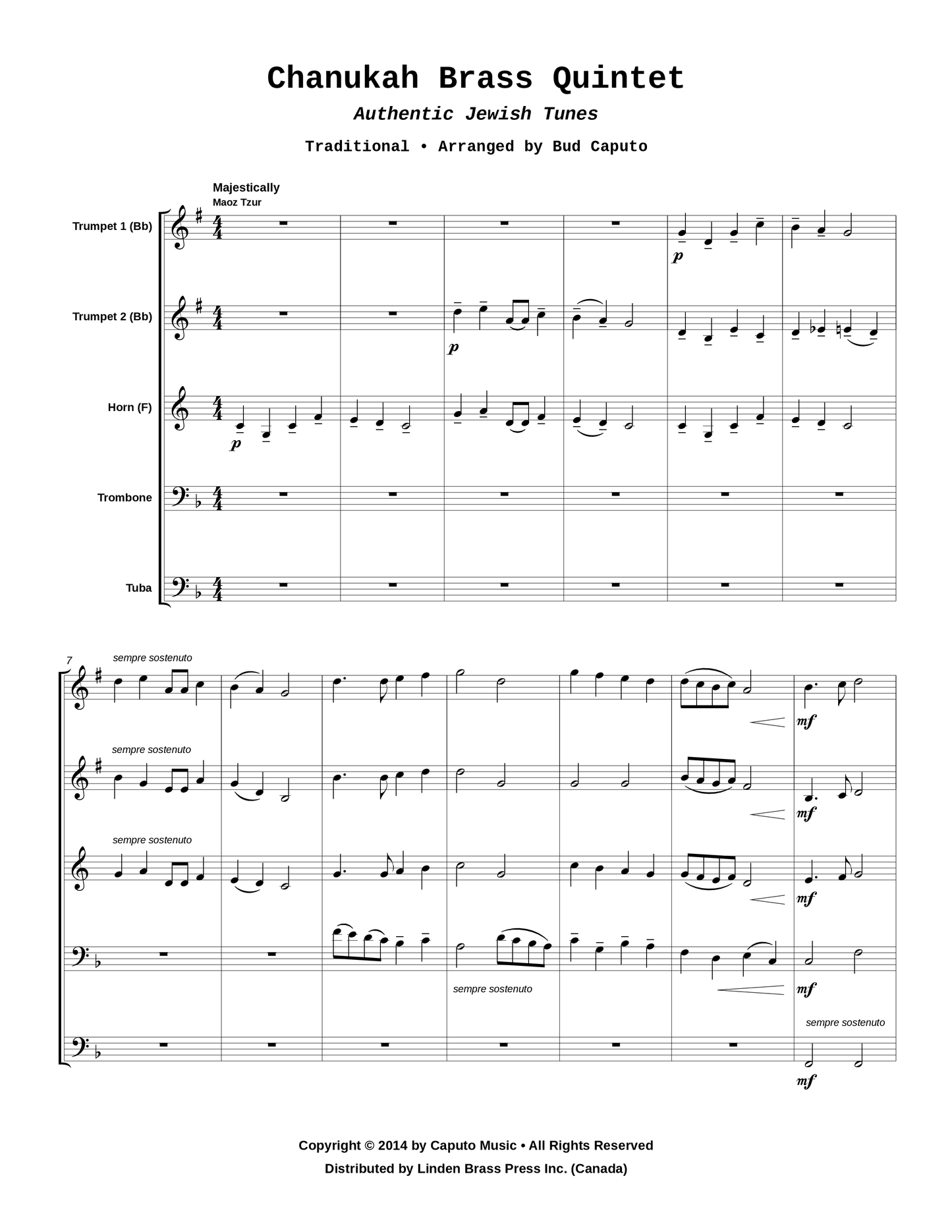 Chanukah Brass Quintet