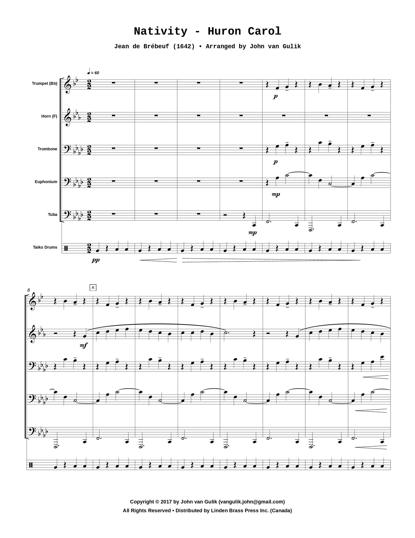 Nativity – Huron Carol