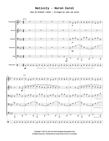 Nativity – Huron Carol