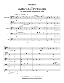 Prelude on Lo, How A Rose E'er Blooming