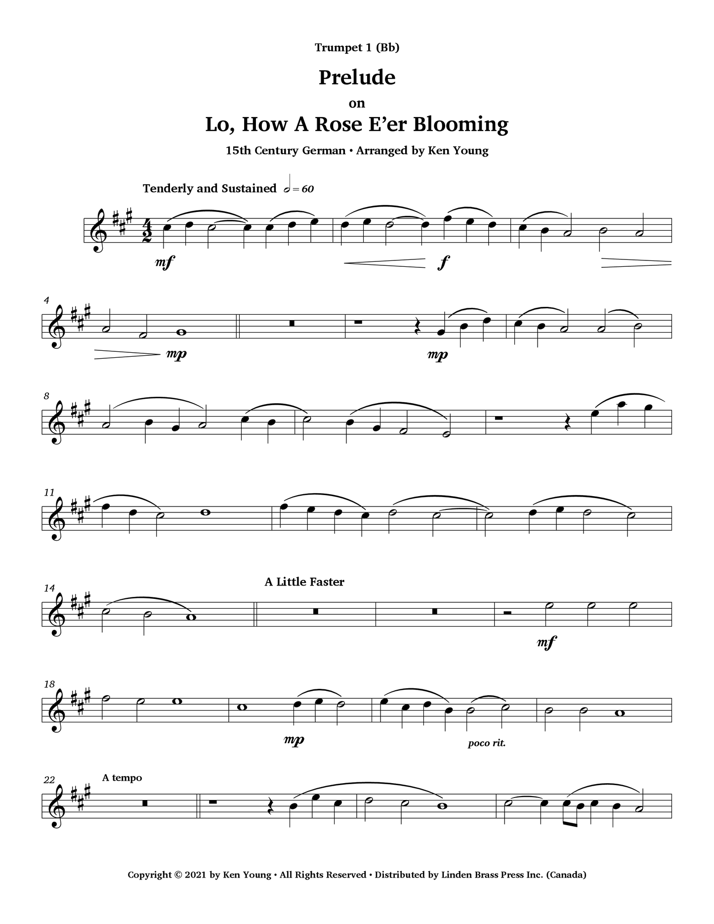 Prelude on Lo, How A Rose E'er Blooming