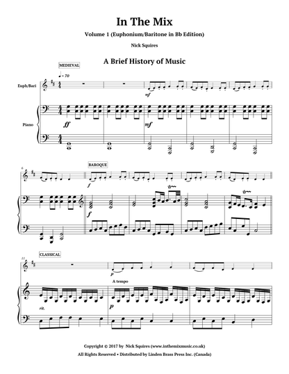 In The Mix, Volume 1 (Euphonium/Baritone Edition)