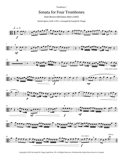 Sonata for Four Trombones