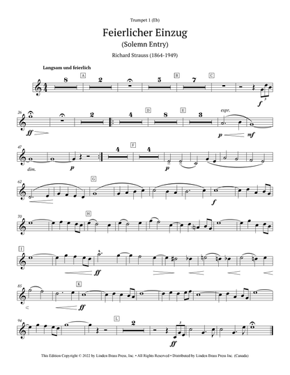 Feierlicher Einzug (Solemn Entry)