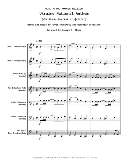 Ukraine National Anthem