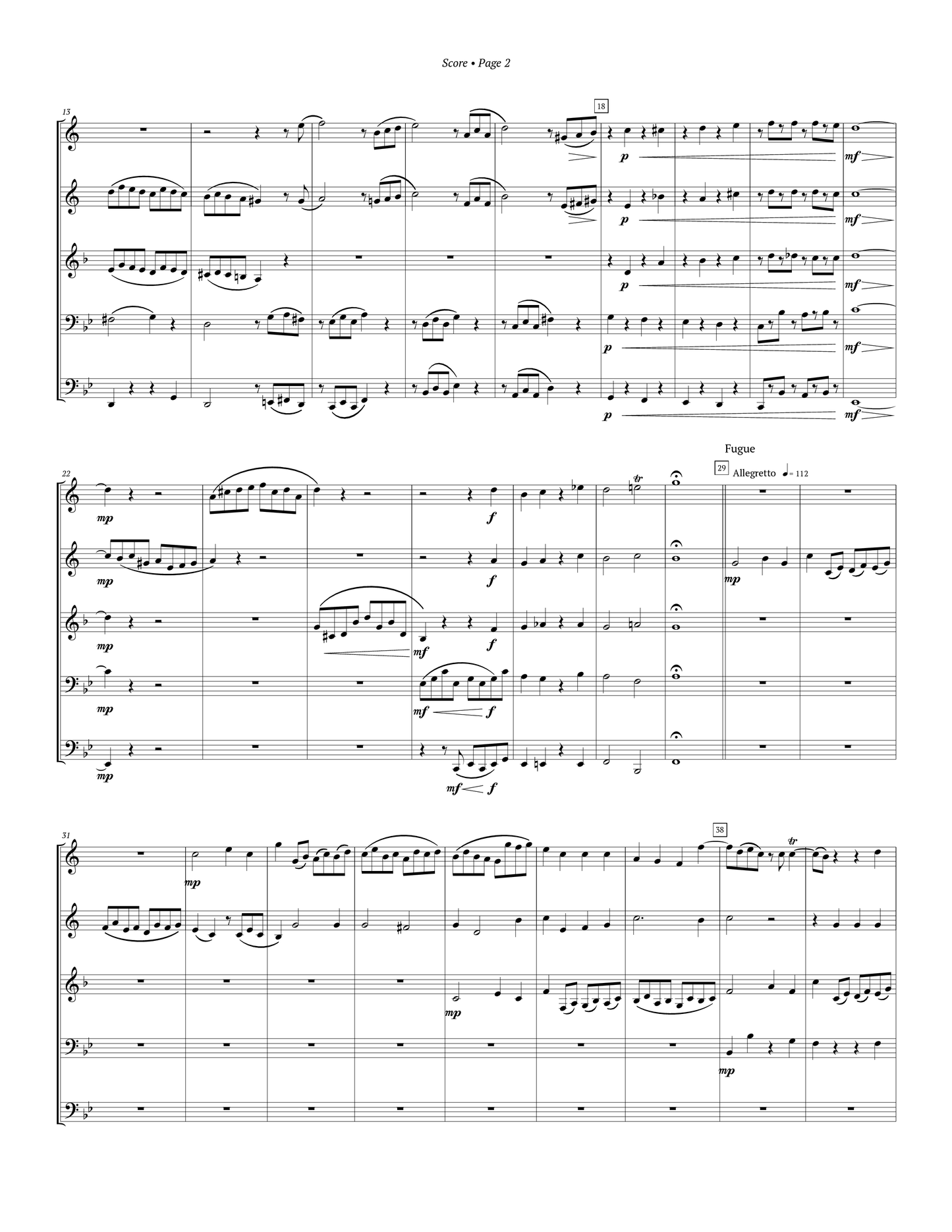 Prelude and Fugue