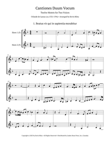 Cantiones Duum Vocum
