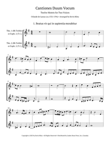 Cantiones Duum Vocum