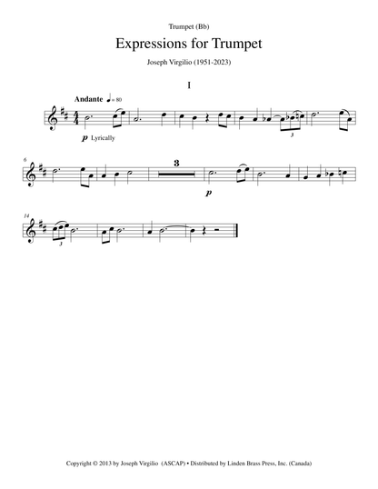 Expressions for Trumpet